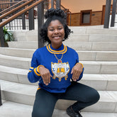 SGRho Chenille Crest Crewneck